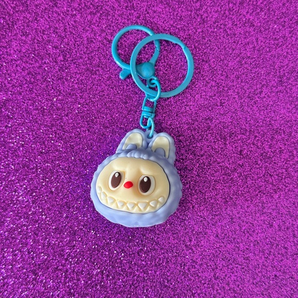 Labubu Ugly/Cute Monster Keychain - Blue - Picture 1 of 1